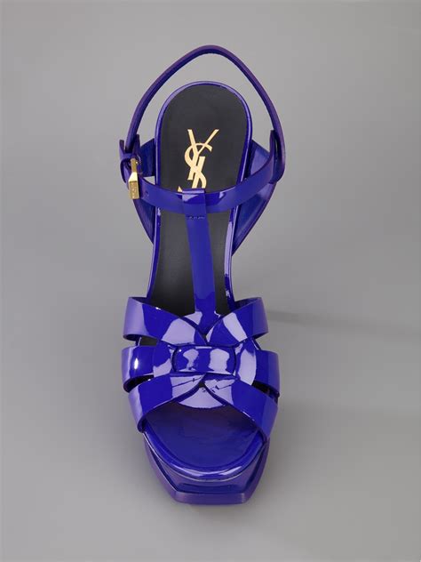 ysl tribute blue sole|YSL sandals review.